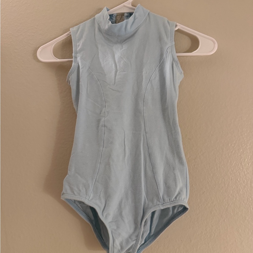 Kids Light Blue Sleeveless Leotard LC Mariia